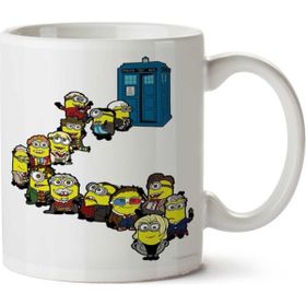 Art Hediye Doc Minion Line Up By İki Tarafı Baskılı Kupa