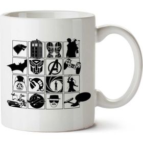 Art Hediye Doctor Who and Awesome Black İki Tarafı Baskılı Kupa
