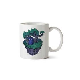 Art Hediye Doctor Who Floating Forest Island İki Tarafı Baskılı Kupa