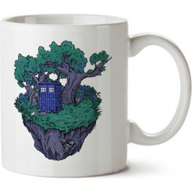 Art Hediye Doctor Who Floating Forest Island İki Tarafı Baskılı Kupa