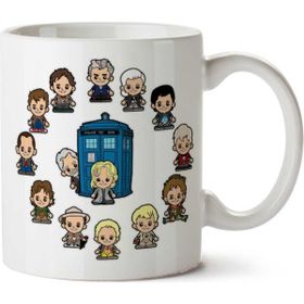 Art Hediye Doctor Who Lil Doctors İki Tarafı Baskılı Kupa