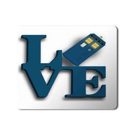 Art Hediye Doctor Who Love Baskılı 23x19 cm Mouse Pad