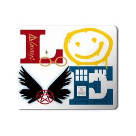 Art Hediye Doctor Who Love Baskılı 23x19 cm Mouse Pad