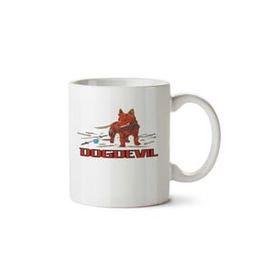 Art Hediye Dog Devil İki Tarafı Baskılı Beyaz Kupa