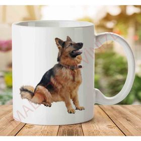 Art Hediye Dog-Png-6 İki Tarafı Baskılı Kupa Bardak