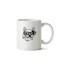 Art Hediye Doguinho İki Tarafı Baskılı Beyaz Kupa
