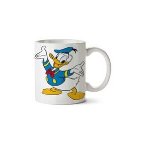 Art Hediye Donald Duck 3 İki Tarafı Baskılı Beyaz Kupa
