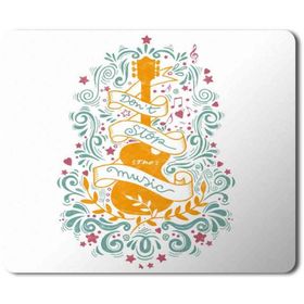 Art Hediye Don't Stop Music Baskılı 23x19 cm Mouse Pad