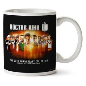 Art Hediye Dr Who 50TH Anniversary By Iki Tarafı Baskılı Kupa Bardak