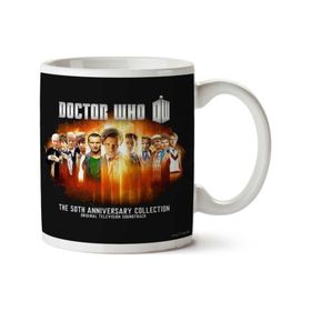 Art Hediye Dr Who 50TH Anniversary By Iki Tarafı Baskılı Kupa Bardak