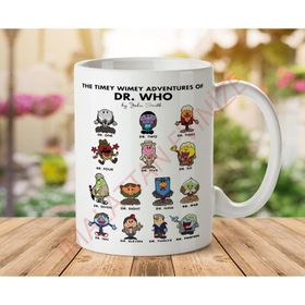 Art Hediye Dr Who Karakter İki Tarafı Baskılı Kupa Bardak.jpg