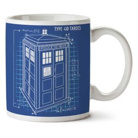 Art Hediye Dr Who TYPE40TARDIS_NEWTHUMB.PNG Iki Tarafı Baskılı Kupa Bardak
