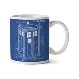 Art Hediye Dr Who TYPE40TARDIS_NEWTHUMB.PNG Iki Tarafı Baskılı Kupa Bardak