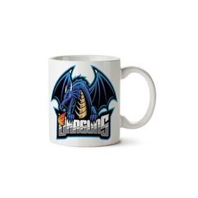 Art Hediye Dragon Anime İki Tarafı Baskılı Beyaz Kupa