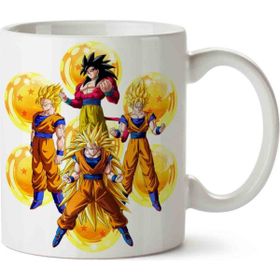 Art Hediye Dragon Ball Goku Baskılı Seramik Kupa Bardak