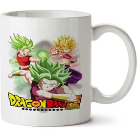 Art Hediye Dragon Ball Karakter İki Tarafı Baskılı Beyaz Kupa