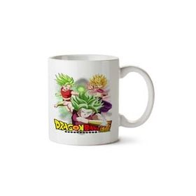 Art Hediye Dragon Ball Karakter İki Tarafı Baskılı Beyaz Kupa