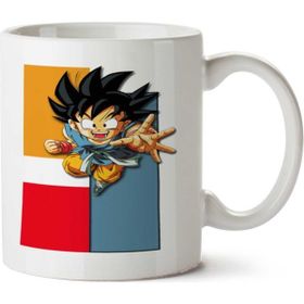 Art Hediye Dragon Ball Z 2 İki Tarafı Baskılı Kupa Bardak