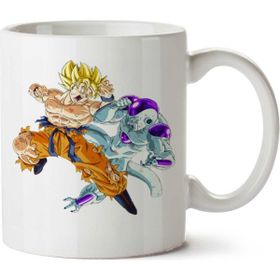 Art Hediye Dragon Ball Z 3 İki Tarafı Baskılı Beyaz Kupa
