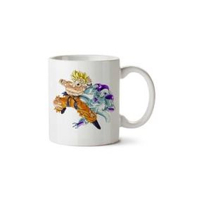 Art Hediye Dragon Ball Z 3 İki Tarafı Baskılı Beyaz Kupa