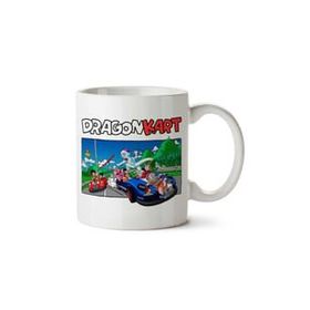 Art Hediye Dragon Ball Z Dragonkart İki Tarafı Baskılı Beyaz Kupa
