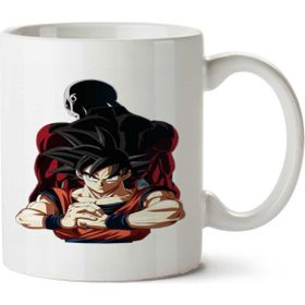 Art Hediye Dragon Ball Z Super İki Tarafı Baskılı Beyaz Kupa