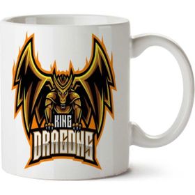 Art Hediye Dragon King İki Tarafı Baskılı Beyaz Kupa