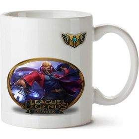 Art Hediye Draven Lol İki Tarafı Baskılı Beyaz Kupa