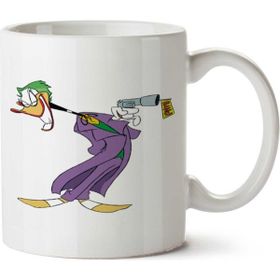Art Hediye Duckjoker İki Tarafı Baskılı Beyaz Kupa