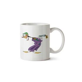Art Hediye Duckjoker İki Tarafı Baskılı Beyaz Kupa
