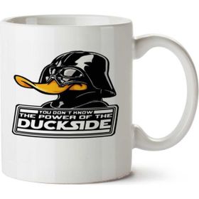 Art Hediye Duckside Star Wars İki Tarafı Baskılı Beyaz Kupa