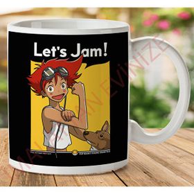 Art Hediye Edward Cowboy Bebop'la Sıkışmak İki Tarafı Baskılı Kupa Bardak.jpg