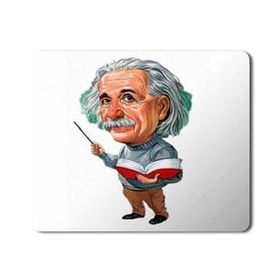 Art Hediye Einstein Baskılı 23x19 cm Mouse Pad