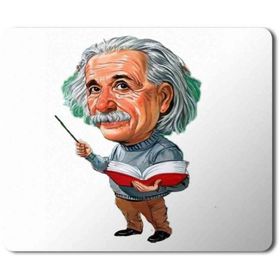 Art Hediye Einstein Baskılı 23x19 cm Mouse Pad