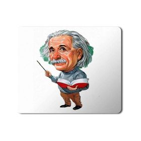 Art Hediye Einstein Baskılı 23x19 cm Mouse Pad