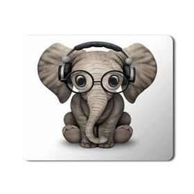 Art Hediye Elephant Fil 2 Baskılı 23x19 cm Mouse Pad