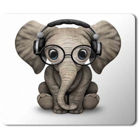 Art Hediye Elephant Fil 2 Baskılı 23x19 cm Mouse Pad