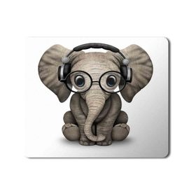 Art Hediye Elephant Fil 2 Baskılı 23x19 cm Mouse Pad