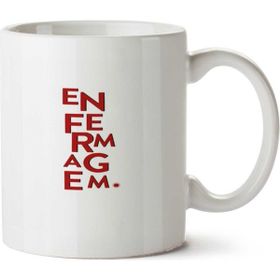 Art Hediye Enfermagem İki Tarafı Baskılı Kupa