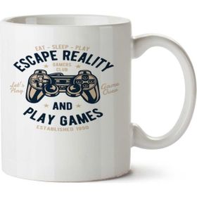 Art Hediye Escape Reality And Play Games İki Tarafı Baskılı Kupa