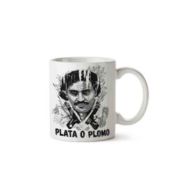 Art Hediye Escobar Plato O Plamo Baskılı Seramik Kupa Bardak
