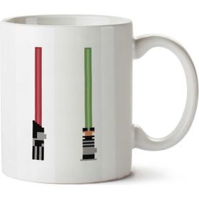 Art Hediye Espadas Star Wars İki Tarafı Baskılı Kupa