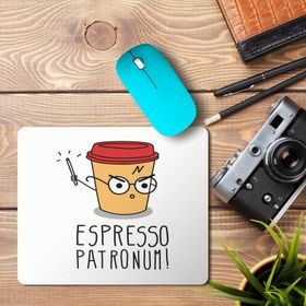 Art Hediye Espresso Patronum Baskılı 23x19 cm Mouse Pad