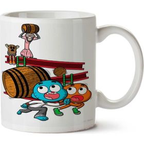 Art Hediye Eşşek Simian Gumball İki Tarafı Baskılı Kupa