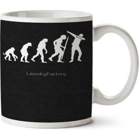 Art Hediye Evolution Dab Dabbing İki Tarafı Baskılı Kupa Bardak