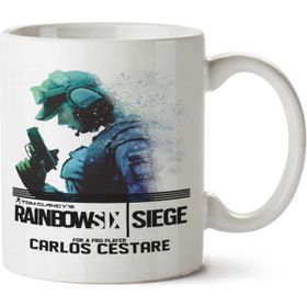 Art Hediye Exclusive Carlos Cestare İki Tarafı Baskılı Beyaz Kupa