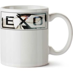 Art Hediye Exo Rug İki Tarafı Baskılı Beyaz Kupa