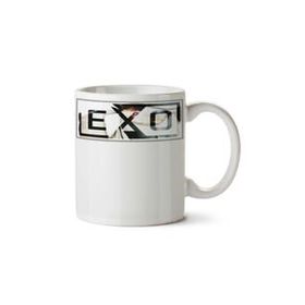 Art Hediye Exo Rug İki Tarafı Baskılı Beyaz Kupa