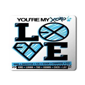 Art Hediye Exo Xoxo Love Baskılı 23x19 cm Mouse Pad
