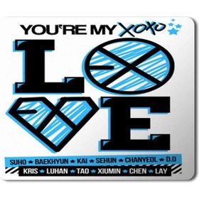 Art Hediye Exo Xoxo Love Baskılı 23x19 cm Mouse Pad